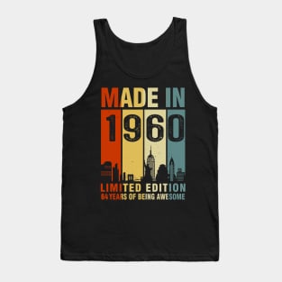 Made In 1960 64th Birthday 64 Years Old Tank Top